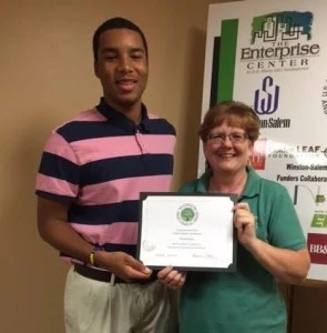 2015 Scholarship Winner Tyriq Evans